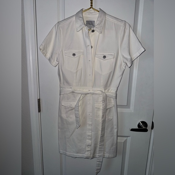 Rails | Danica White Denim Dress - Picture 3 of 6